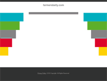Tablet Screenshot of farmersbelly.com